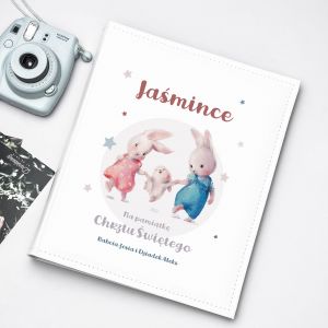 Personalizowany album NA CHRZEST DZIECKA album dla dziewczynki prezent na chrzest dla dziewczynki