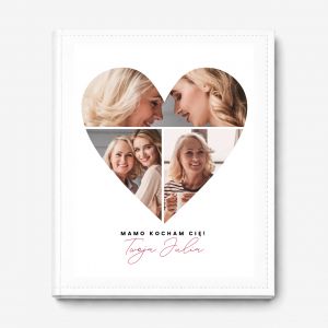 Personalizowany album na Dzie� Matki SERCE