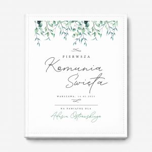 Personalizowany album na zdj�cia wklejane PREZENT NA KOMUNI� album na komuni� album komunijny na zdj�cia