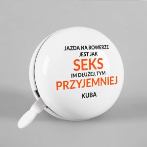 Personalizowany dzwonek rowerowy PRZYJEMNO