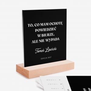 Personalizowany kalendarz biurowy PREZENT DLA KOLEGI Z PRACY prezent dla wsp�pracownika upominek dla kolegi
