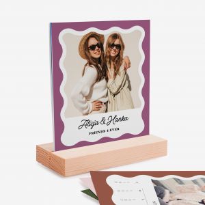 Personalizowany kalendarz na biurko ze zdj�ciami DLA PRZYJACIӣKI prezent dla przyjaci�ki