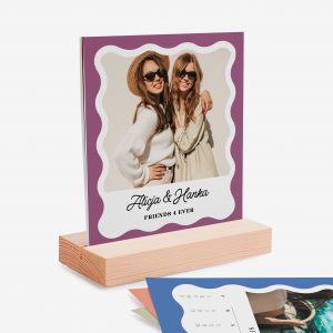 Personalizowany kalendarz na biurko ze zdjciami DLA PRZYJACIӣKI prezent dla przyjaciki