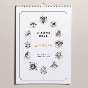 Personalizowany kalendarz ZNAKI ZODIAKU prezent dla zodiakary