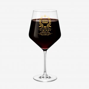 Personalizowany kieliszek do wina PREZENT NA 40 URODZINY DLA PRZYJACIӣKI  prezent dla przyjaciki na 40 urodziny