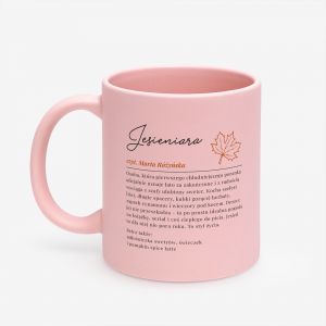 Personalizowany kubek DEFINICJA prezent dla jesieniary