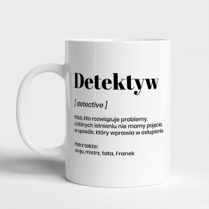 Personalizowany KUBEK DETEKTYWA