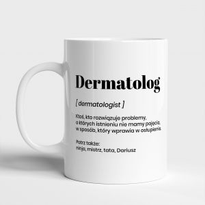 Personalizowany KUBEK DLA DERMATOLOGA