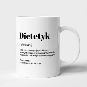 Personalizowany kubek DLA DIETETYKA