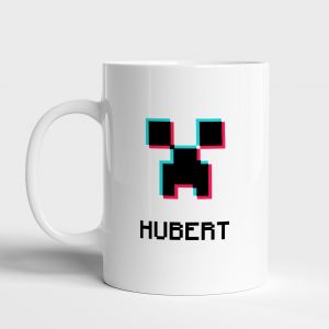 Personalizowany kubek dla gracza PIXELE prezent dla gracza kubek z nadrukiem kubek z imieniem