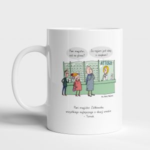 Personalizowany KUBEK DLA FARMACEUTY prezent dla farmaceuty personalizowany kubek kubek z nadrukiem
