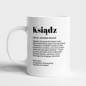 Personalizowany kubek dla ksi�dza DEFINICJA  personalizowany kubek prezent dla ksi�dza kubek z nadrukiem