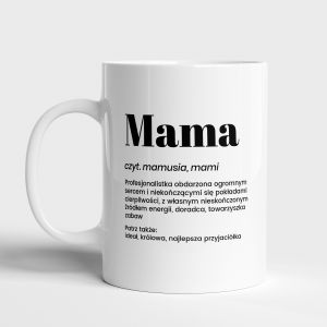 Personalizowany kubek dla mamy DEFINICJA prezent dla mamy kubek na dzie� mamy