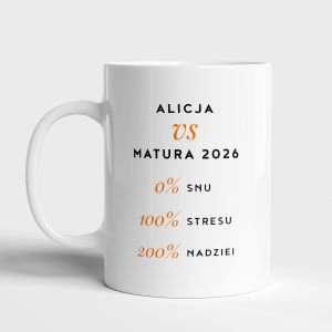 Personalizowany KUBEK DLA MATURZYSTY prezent dla maturzysty kubek personalizowany kubek z imieniem prezent na matur�