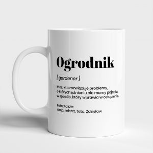 Personalizowany kubek DLA OGRODNIKA