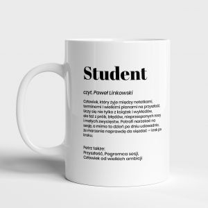 Personalizowany kubek dla studenta DEFINICJA kubek studenta prezent dla studenta kubek definicja