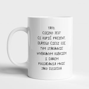 Personalizowany KUBEK DLA TATY prezent od dziecka kubek na dzie� ojca prezent dla taty prezent na dzie� ojca
