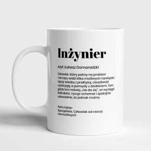 Personalizowany kubek in�yniera DEFINICJA kubek in�ynier kubek dla in�yniera prezent dla in�yniera