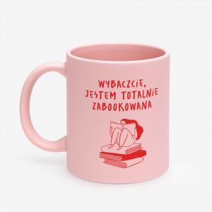 Personalizowany kubek książkary JESTEM ZABOOKOWANA prezent dla książkary prezent dla mola książkowego