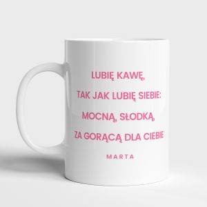 Personalizowany KUBEK KAWOSZA upominek dla przyjaciki