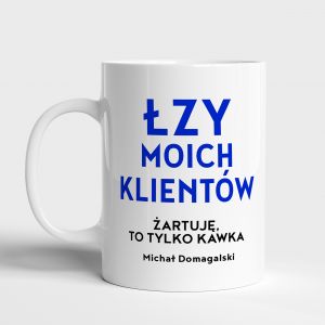 Personalizowany kubek ZY KLIENTW prezent dla handlowca mieszny kubek prezent dla pracownika