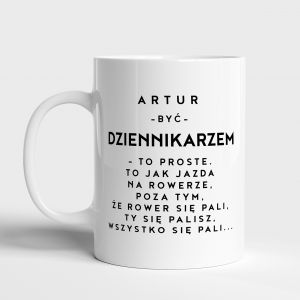 Personalizowany kubek PREZENT DLA DZIENNIKARZA
