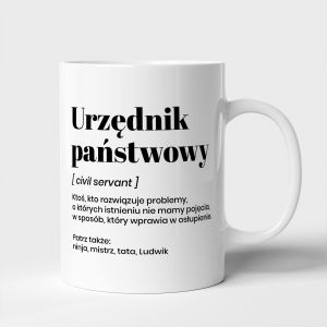 Personalizowany KUBEK URZDNIKA pastwowego