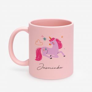 Personalizowany KUBEK Z JEDNOROCEM upominek dla dziewczynki kubek dla dziewczynki prezent dla dziewczynki