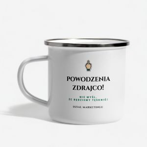 Personalizowany KUBEK ZDRAJCY ze zdj�ciem kubek emaliowany kubek z nadrukiem prezent na odej�cie z pracy