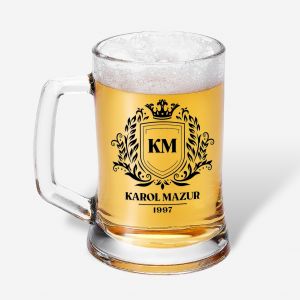 Personalizowany kufel do piwa HERB