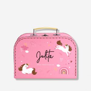 Personalizowany kuferek dla dziewczynki JEDNOROCE prezent dla dziewczynki prezent dla 4 latki dziewczynki