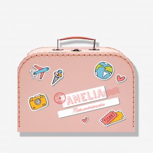 Personalizowany kuferek MA�A PODRӯNICZKA prezent dla dziecka