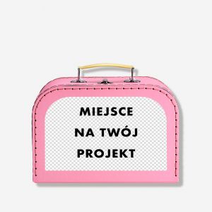 Personalizowany kuferek TWJ PROJEKT prezent dla dziecka prezent dla dziewczynki walizka personalizowana