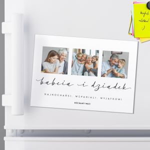 Personalizowany MAGNES DLA DZIADK�W ze zdj�ciami