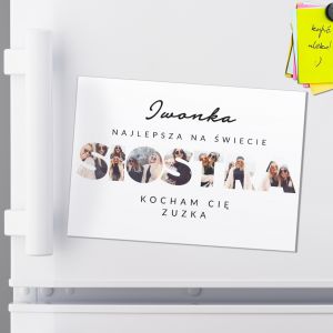 Duy magnes personalizowany na prezent DLA SIOSTRY magnes ze zdjciami personalizowany magnes upominek dla siostry