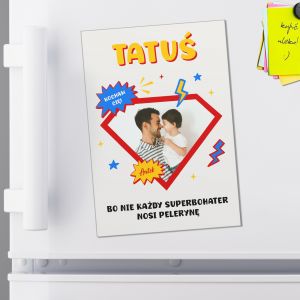 Personalizowany MAGNES DLA TATY upominek na Dzie Ojca upominek na dzie taty magnes personalizowany