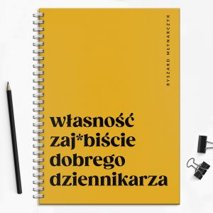 Personalizowany notatnik MIESZNY PREZENT DLA DZIENNIKARZA