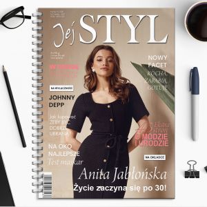 Personalizowany notes dla kobiety MAGAZYN JEJ STYL prezent dla kobiety prezent dla niej notes ze zdj�ciem