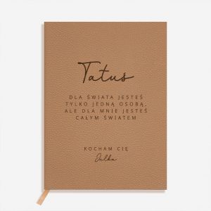 Personalizowany NOTES DLA TATY prezent na Dzień Ojca notes personalizowany prezent dla taty prezent od dzieci