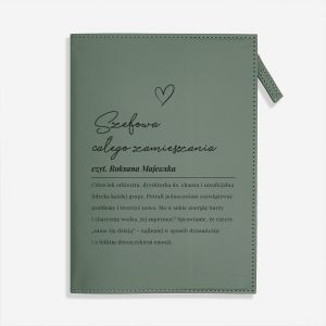 Personalizowany notes na zamek SZEFOWA ZAMIESZANIA prezent dla kobiety