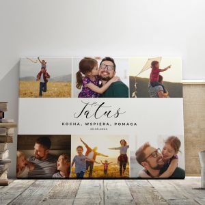 Personalizowany obraz dla taty KOLA 100 x 70cm