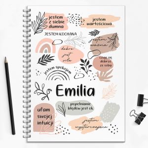 Personalizowany pamitnik SELF LOVE prezent dla nastolatki