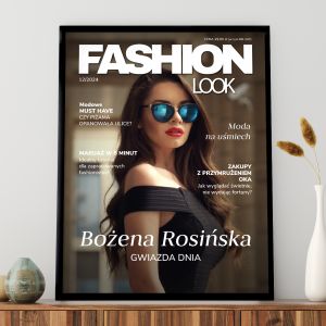 Personalizowany plakat FASHION prezent dla przyjaciki