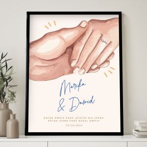 Personalizowany plakat na lub ODTD JEDNO