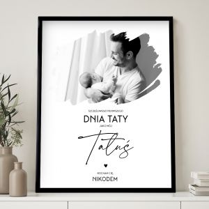 Personalizowany plakat PREZENT DLA MODEGO TATY