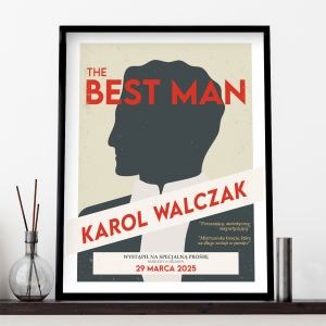 Personalizowany plakat PODZIKOWANIE DLA WIADKA prezent dla wiadka oryginalny prezent dla wiadka