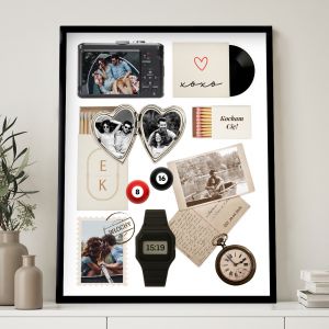Personalizowany plakat KOLA prezent na rocznic zwizku prezent dla pary plakat personalizowany prezent rocznicowy