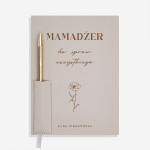 Personalizowany planner dla mamy z d�ugopisem MAMAD�ER prezent dla mamy prezent na Dzie� Mamy kalendarz dla mamy