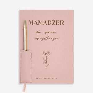 Personalizowany planer mamy MAMAD�ER r�owy planner dla mamy prezent dla mamy