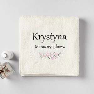 Personalizowany rcznik dla mamy WYJTKOWA